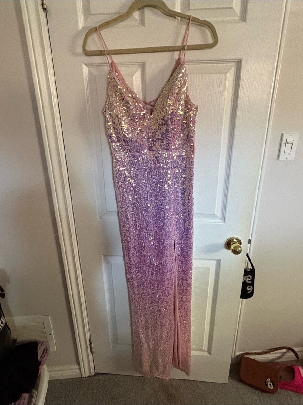 Speechless Pink Sequin Party Dress